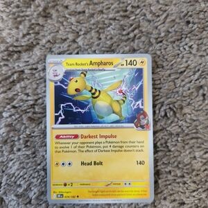 Team Rocket's Ampharos 074/182 Sv10: Destined Rivals Regular